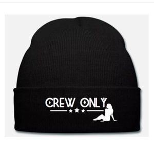T.B.C.O. “CREW ONLY” BLACK BEANIE
